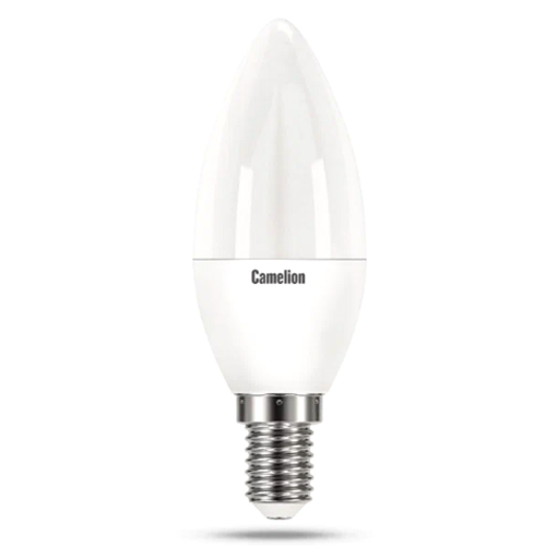 Эл.Лампа светодиодная Camelion свеча LED7- C35 E14 7W холод.св.845/10/1/