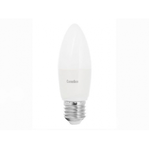 Эл.Лампа светодиодная Camelion свеча LED7- C35 E27 7W холод.св.845/10/1/