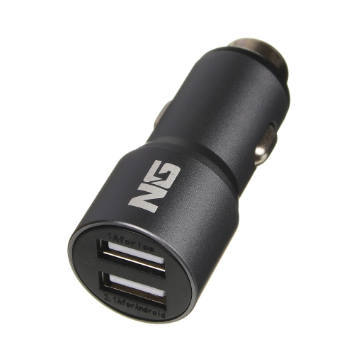 Зарядное устройство для авто, 2USB, 2,4А, 12/24В/5/