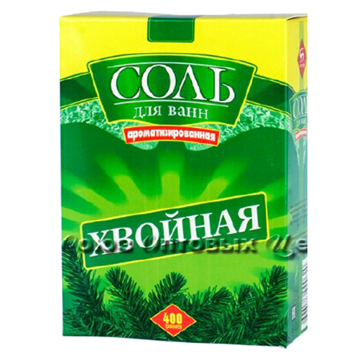 Соль для ванн "Хвоя" 400гр/32/
