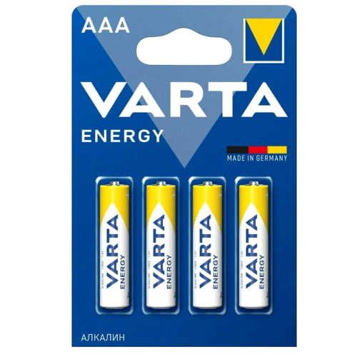 Батарейка Varta LR03 BL-4 алкалиновые /10/