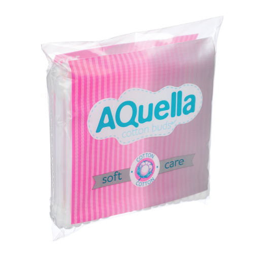 Ватные палочки AQUELLA 100шт/120/10/