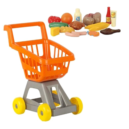 Игрушка "Тележка для супермаркетов" продукты, У999/3/