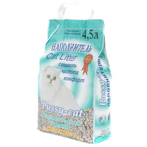 Наполнитель Pussy-cat океанический 4,5л /3/