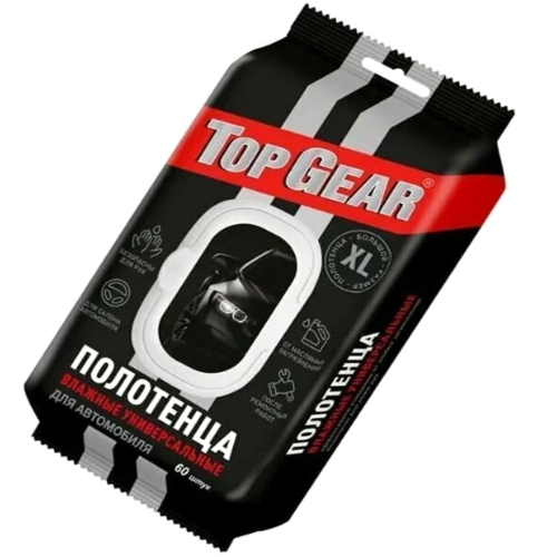 Полотенца влажные Gear универ.автомоб.60шт./10/
