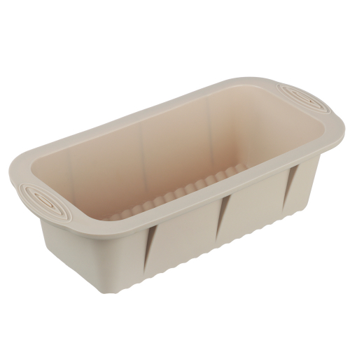 Форма силиконовая для выпечки кекса, хлеба с ручками, 25x12x6см/12/4/