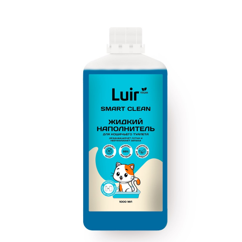 Наполнитель Luir Pet Smart clean 1л жидкий/10/