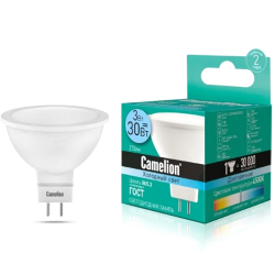 Эл.Лампа светодиодная Camelion точечная LED3- SCDRG05.3 3W холод.св.845/5/1/ТОП