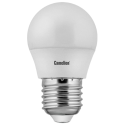 Эл.Лампа светодиодная Camelion шарик LED8- G45 E27 8W холод.свет 845/10/1/