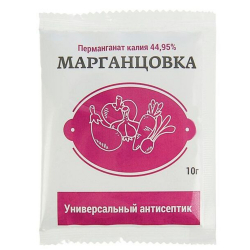 Средство антисептик Марганцовка (перманганат калия) 10гр.СВТ /70/