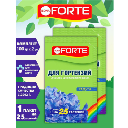 Средство для окрашивания Гортензии "Радуга", 100 гр, Бона Форте/16/