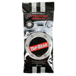 Салфетки влажные Gear для стёкл,зерк.,фар.30шт./32/