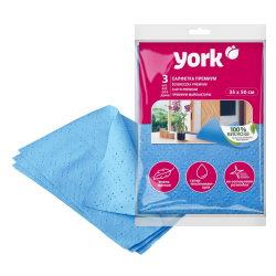 Салфетка высоковпитывающая 35х50 микрофибра 3шт YORK/60/10/