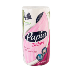 Полотенца бумажные "PAPIA" 4сл 1шт Deluxe/18/